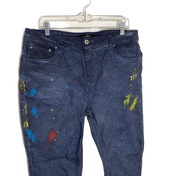 Se'Renade Died Paint Splattered Pants Size 36 - Picture 2 of 16